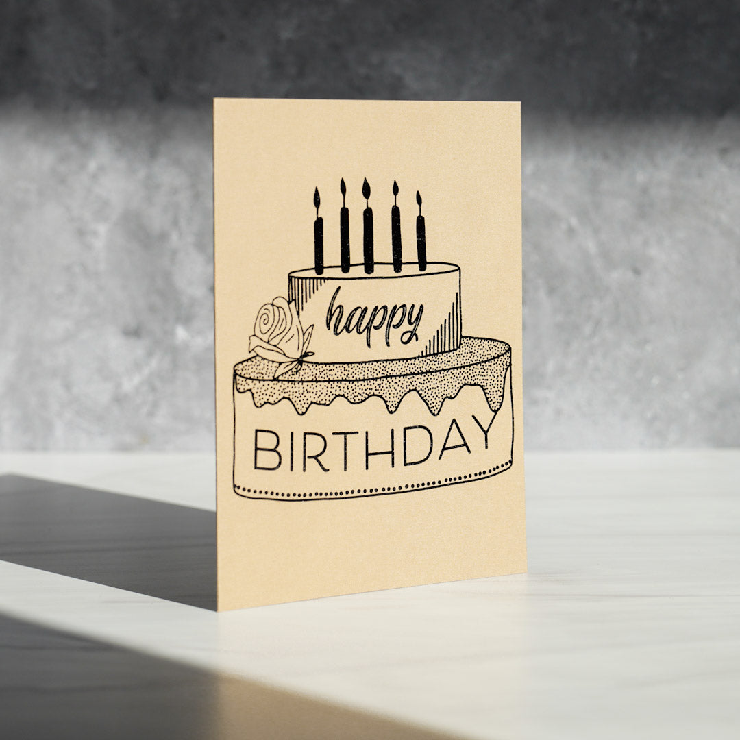Happy Birthday Cake - Kraft